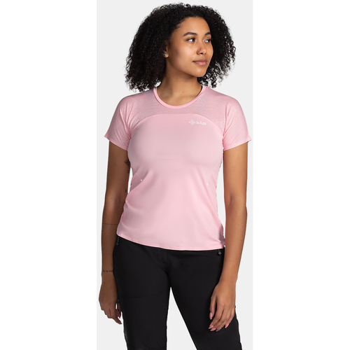 Textil Trička s krátkým rukávem Kilpi Dámské ultra lehké triko  AMELI-W Růžová