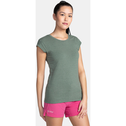 Textil Trička s krátkým rukávem Kilpi Dámské bavlněné triko  PROMO-W Zelená