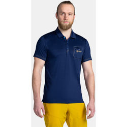 Textil Trička s krátkým rukávem Kilpi Pánské polo triko  GIVRY-M Modrá