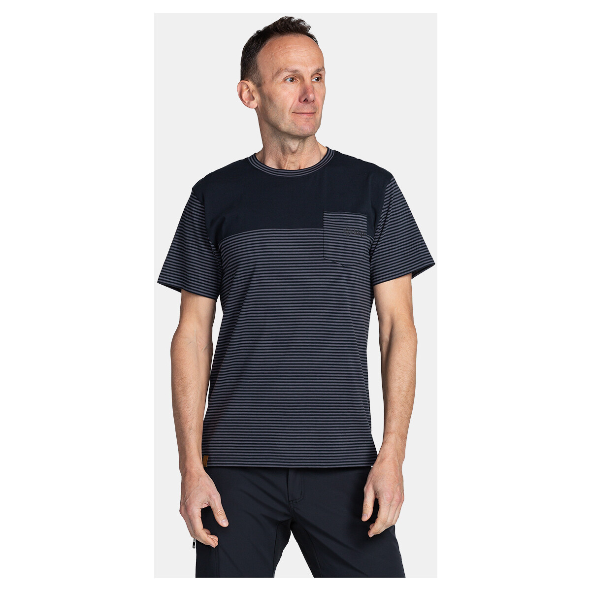 Textil Trička s krátkým rukávem Kilpi Pánské bavlněné triko  SORGA-M Černá