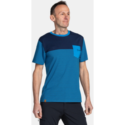 Textil Trička s krátkým rukávem Kilpi Pánské bavlněné triko  SORGA-M Modrá