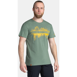 Textil Trička s krátkým rukávem Kilpi Pánské bavlněné triko  CHOOSE-M Zelená