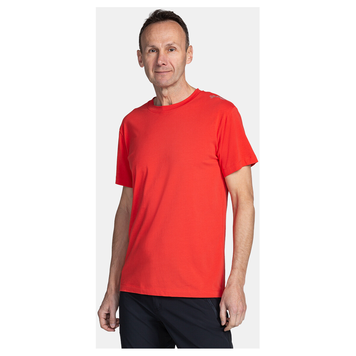 Textil Trička s krátkým rukávem Kilpi Pánské bavlněné triko  PROMO-M Červená