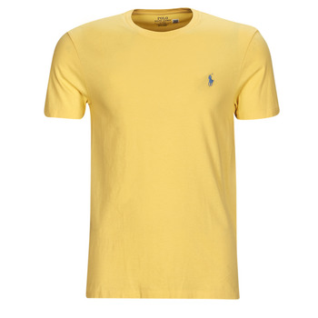 Textil Muži Trička s krátkým rukávem Polo Ralph Lauren T-SHIRT AJUSTE EN COTON Žlutá / Žlutá