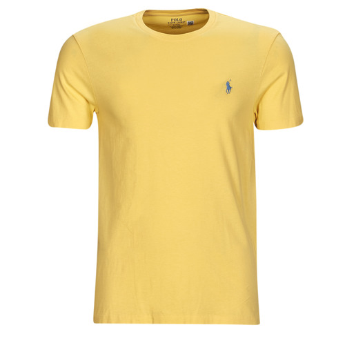 Textil Muži Trička s krátkým rukávem Polo Ralph Lauren T-SHIRT AJUSTE EN COTON Žlutá