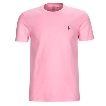 Textil Muži Trička s krátkým rukávem Polo Ralph Lauren T-SHIRT AJUSTE EN COTON Růžová / Course / Růžová