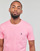 Textil Muži Trička s krátkým rukávem Polo Ralph Lauren T-SHIRT AJUSTE EN COTON Růžová