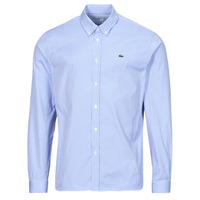 Textil Muži Košile s dlouhymi rukávy Lacoste CH2932 Modrá