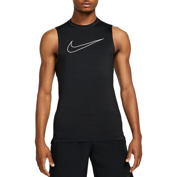Textil Muži Tílka / Trička bez rukávů  Nike Pro Dri-FIT Men's Tight-Fit Sleeveless Top Černá