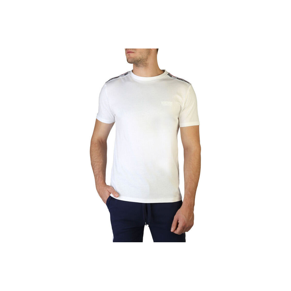 Textil Muži Trička s krátkým rukávem Moschino - 1901-8101 Bílá