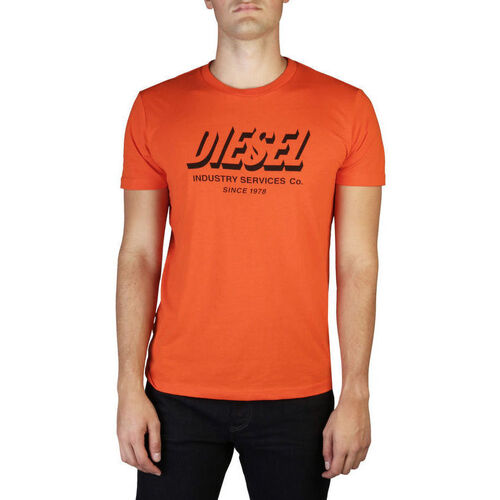 Textil Muži Trička s krátkým rukávem Diesel - t-diegos-a5_a01849_0gram Oranžová