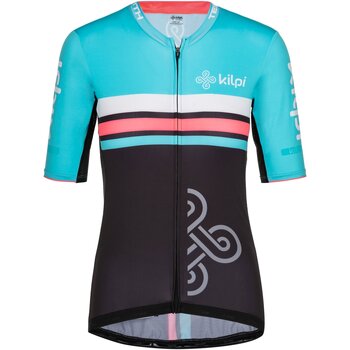 Textil Trička s krátkým rukávem Kilpi Dámský týmový cyklistický dres  CORRIDOR-W Modrá