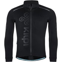 Textil Trička s dlouhými rukávy Kilpi Pánský cyklistický dres  CAMPOS-M Černá