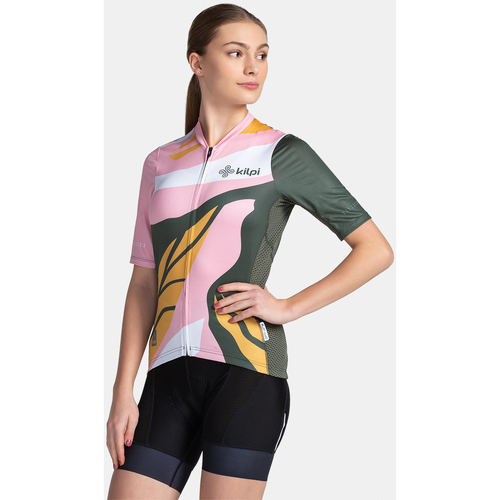 Textil Trička s krátkým rukávem Kilpi Dámský cyklistický dres  RITAEL-W Zelená