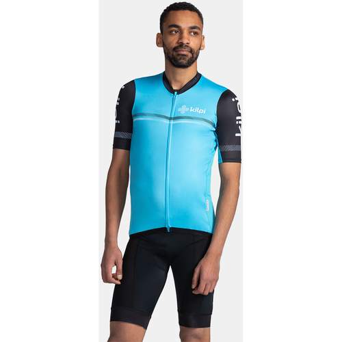 Textil Trička s krátkým rukávem Kilpi Pánský týmový cyklistický dres  CORRIDOR-M Modrá