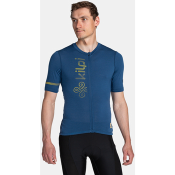 Textil Trička s krátkým rukávem Kilpi Pánská cyklistický merino dres  PETRANA-M Modrá