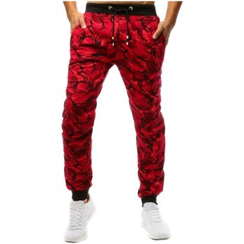 Textil Muži Teplákové kalhoty D Street Pánské tepláky Eimusu červená Červená