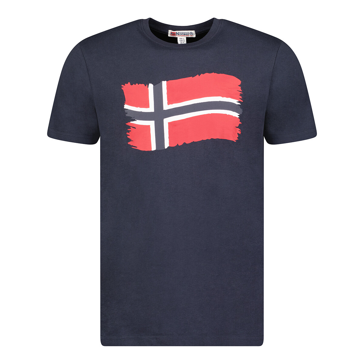 Textil Muži Trička s krátkým rukávem Geographical Norway SX1078HGN-NAVY Modrá