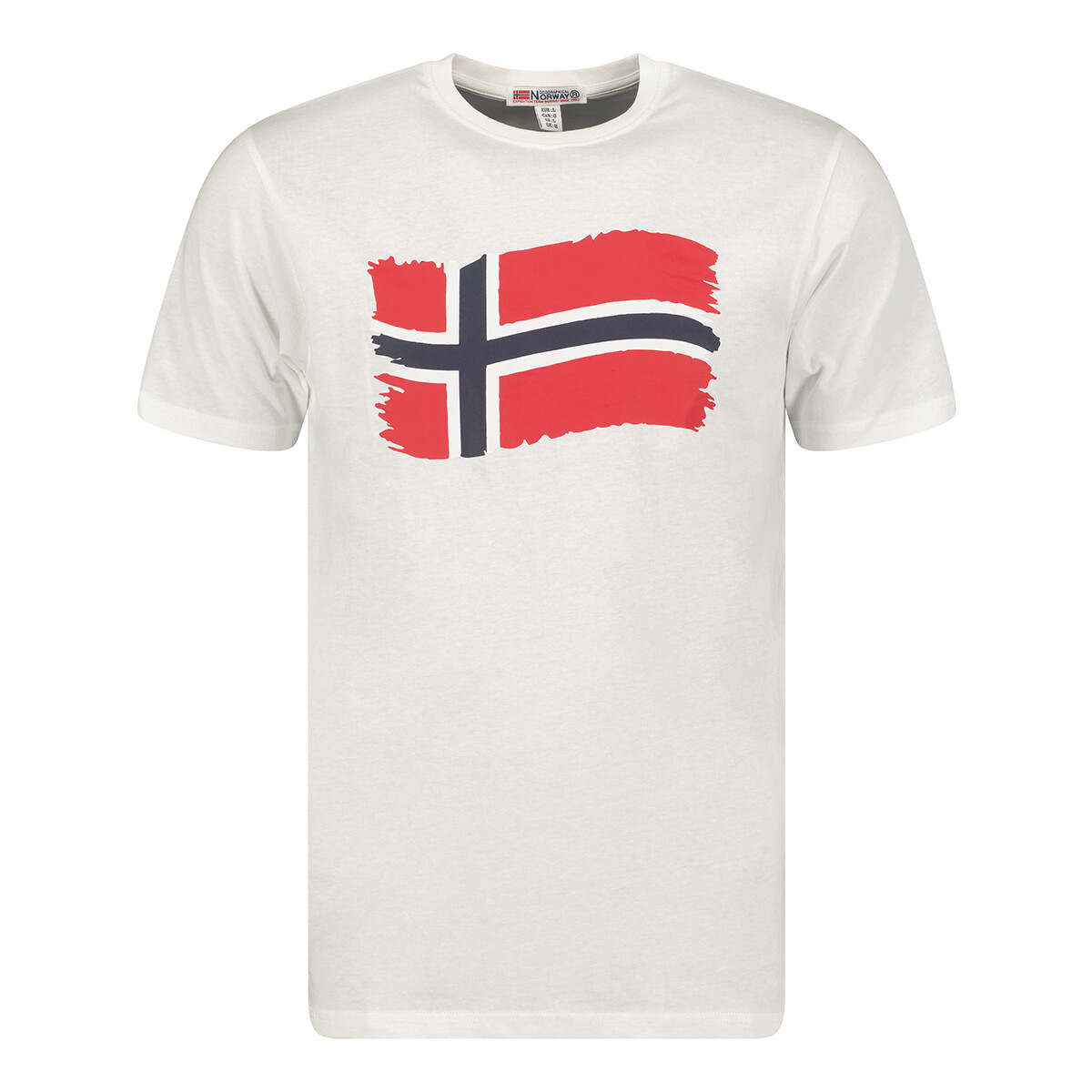 Textil Muži Trička s krátkým rukávem Geographical Norway SX1078HGN-WHITE Bílá
