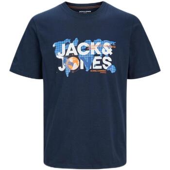 Jack & Jones Trička s krátkým rukávem - - Modrá