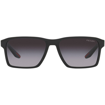 Hodinky & Bižuterie sluneční brýle Prada Occhiali da Sole  Linea Rossa PS05YS 1AB09U Černá