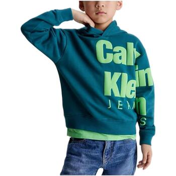 Textil Chlapecké Mikiny Calvin Klein Jeans  Zelená