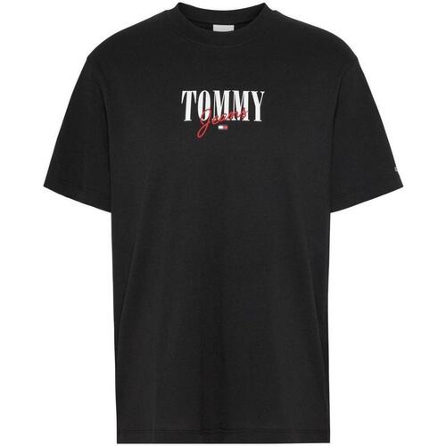 Textil Ženy Trička s krátkým rukávem Tommy Hilfiger  Černá