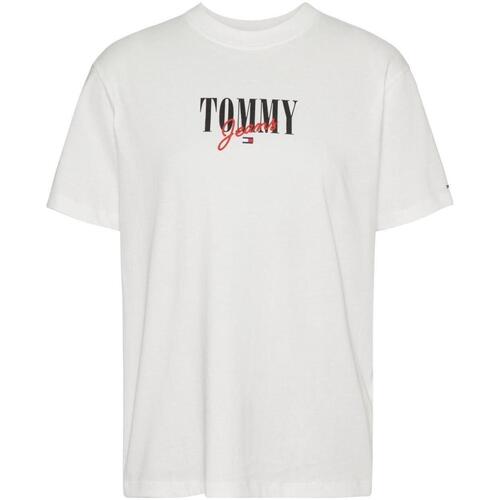 Textil Ženy Trička s krátkým rukávem Tommy Hilfiger  Bílá