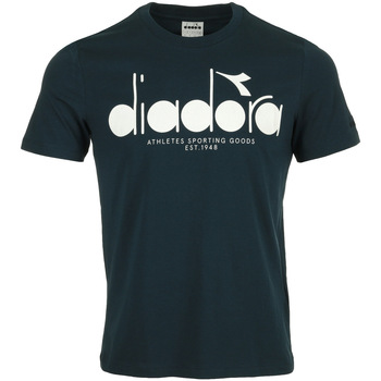 Textil Muži Trička s krátkým rukávem Diadora Tee Modrá