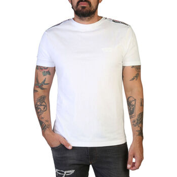 Textil Muži Trička s krátkým rukávem Moschino A0781-4305 A0001 White Bílá