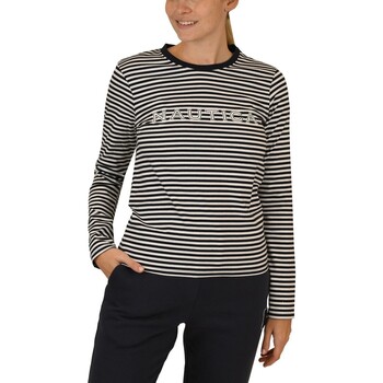 Textil Ženy Teplákové bundy Nautica Inari LS T-Shirt           