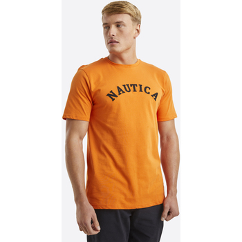 Textil Muži Tílka / Trička bez rukávů  Nautica Trent Oranžová
