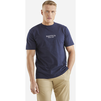 Textil Muži Tílka / Trička bez rukávů  Nautica Nevada Modrá