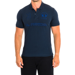 Textil Muži Polo s krátkými rukávy La Martina RMP306-PK001-07017 Tmavě modrá