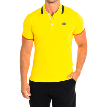Textil Muži Polo s krátkými rukávy La Martina TMP006-PK001-02101 Žlutá