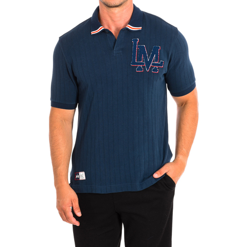 Textil Muži Polo s krátkými rukávy La Martina TMP019-JS325-07017 Tmavě modrá