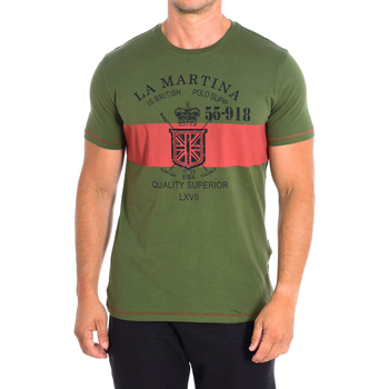 Textil Muži Trička s krátkým rukávem La Martina TMRE31-JS206-03175 Zelená