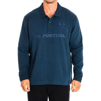 Textil Muži Polo s krátkými rukávy La Martina XMP305-JS005-07017 Tmavě modrá