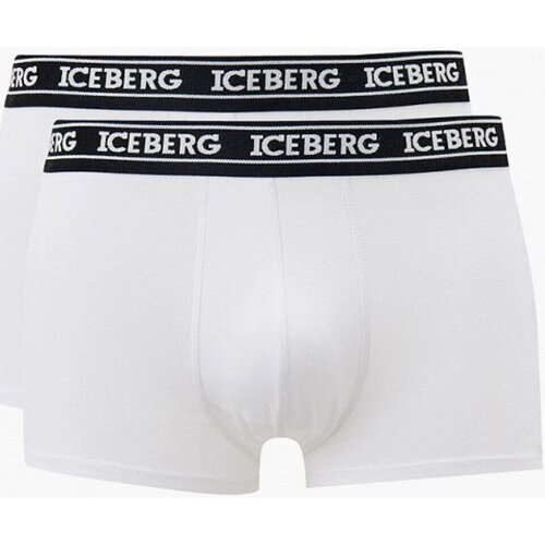 Spodní prádlo Muži Boxerky Iceberg ICE2UTR02 Bílá
