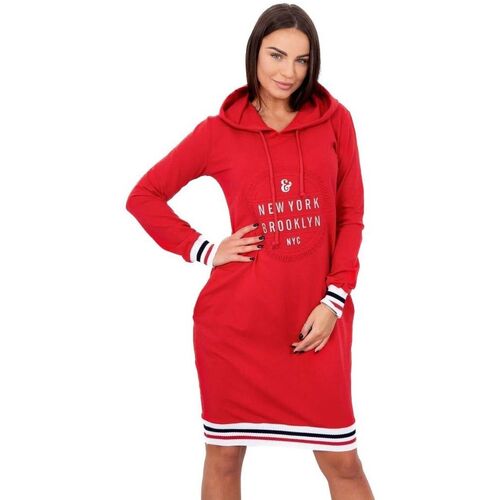 Textil Ženy Krátké šaty Kesi Dámské mini šaty Orcaloena červená Červená