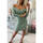 Textil Ženy Krátké šaty Kesi Dámské mini šaty Modes tmavá mátová Zelená