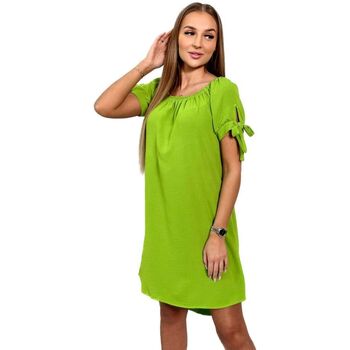 Textil Ženy Krátké šaty Kesi Dámské mini šaty Elizandrie pistáciová Zelená