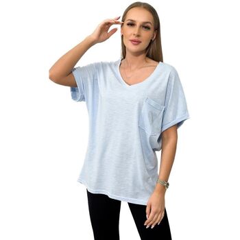 Textil Ženy Trička & Pola Kesi Dámské tričko s krátkým rukávem Branet světle modrá Modrá