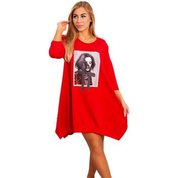 Textil Ženy Krátké šaty Kesi Dámské mini šaty Clanor červená Červená