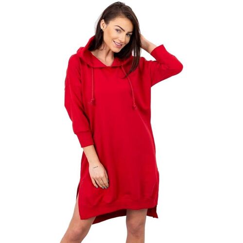 Textil Ženy Krátké šaty Kesi Dámské mikinové šaty Ishingaine červená Červená