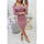 Textil Ženy Krátké šaty Kesi Dámské mini šaty Lynette tmavě růžová Růžová