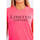 Textil Ženy Trička & Pola Kesi Dámské tričko s potiskem Denzel neonová růžovo-černá Růžová