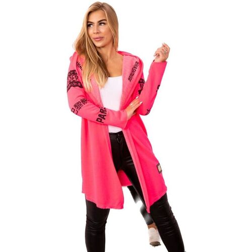 Textil Ženy Mikiny Kesi Dámská mikina s kapucí Gwendoramurs neonově-růžová Růžová