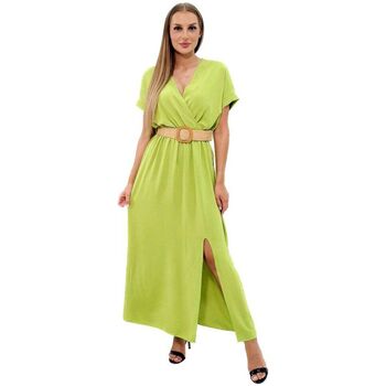 Textil Ženy Krátké šaty Kesi Dámské maxi šaty Guenenet pistáciová Zelená