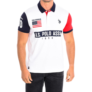 Textil Muži Polo s krátkými rukávy U.S Polo Assn. 58877-100 Bílá